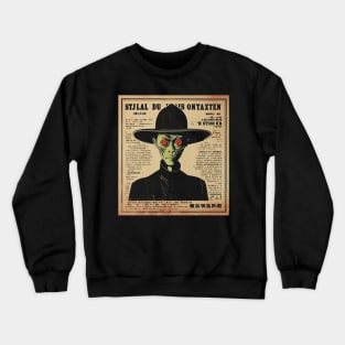 Vintage Japanese Alien UFO | Cool Japanese Sci-Fi Horror #7 Crewneck Sweatshirt